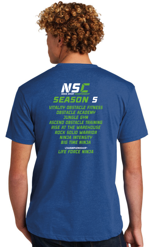 NSC Season 5 Tour Tee - Adult Royal Blue