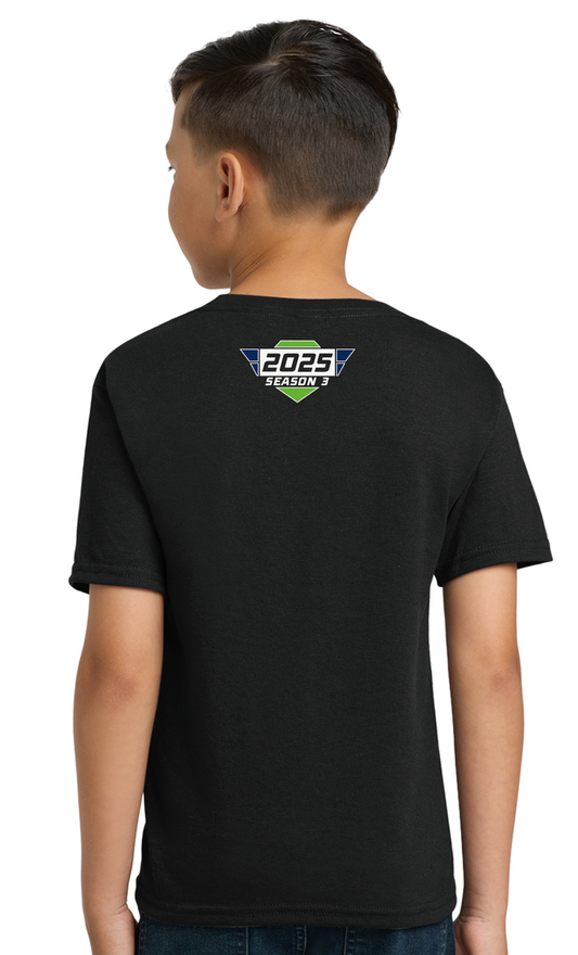 2025 Youth Championship Season 3 Tee - Youth Black