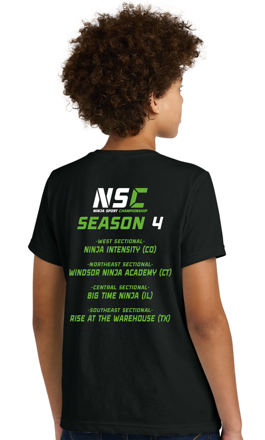 NSC Youth Season 4 Tour Tee - Youth Black