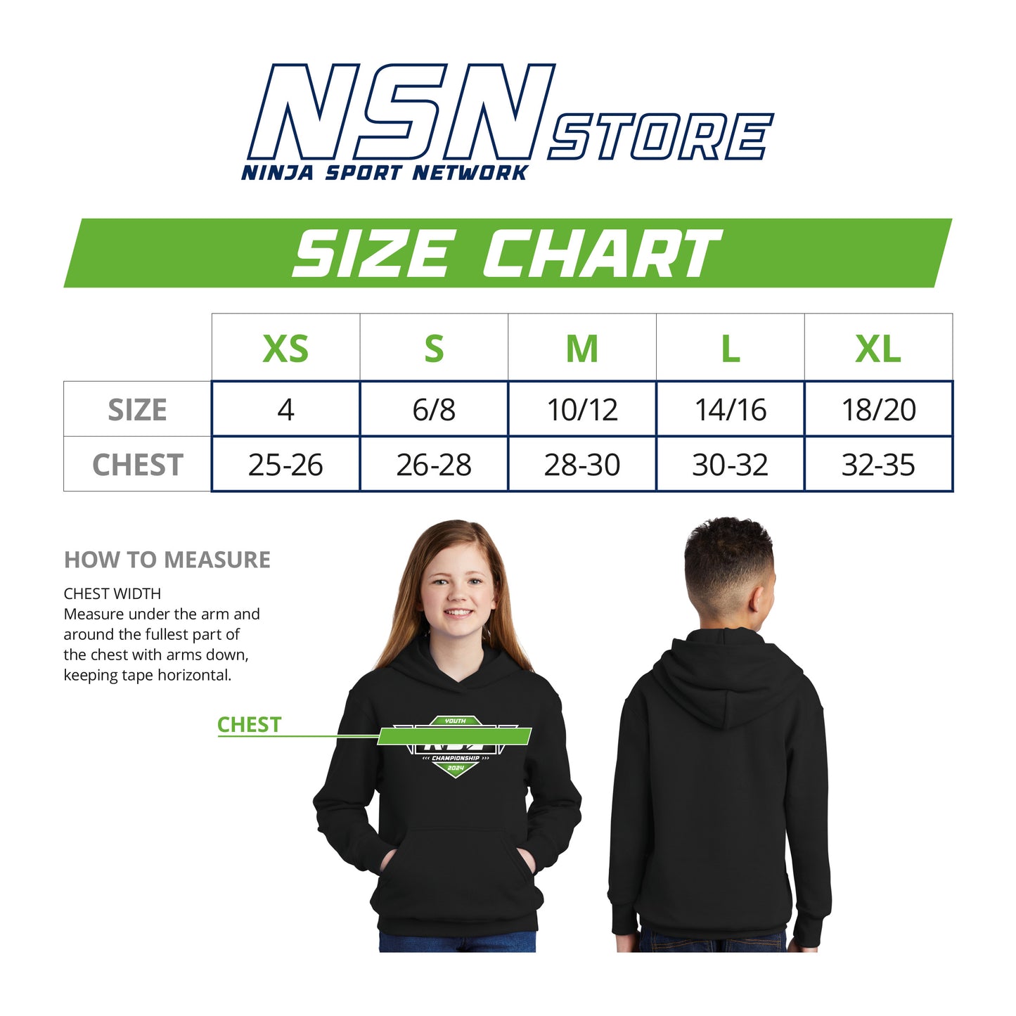 2024 Championship Youth Hoodie - Black