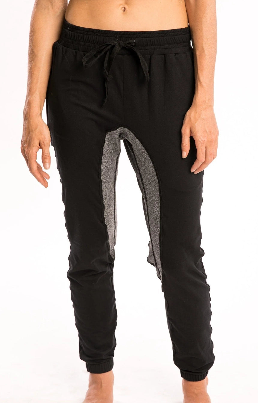 Adult Ninja Workout Pants - Black / Grey