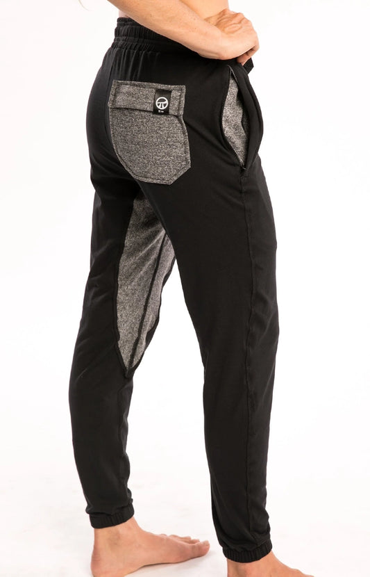 Adult Ninja Workout Pants - Black / Grey