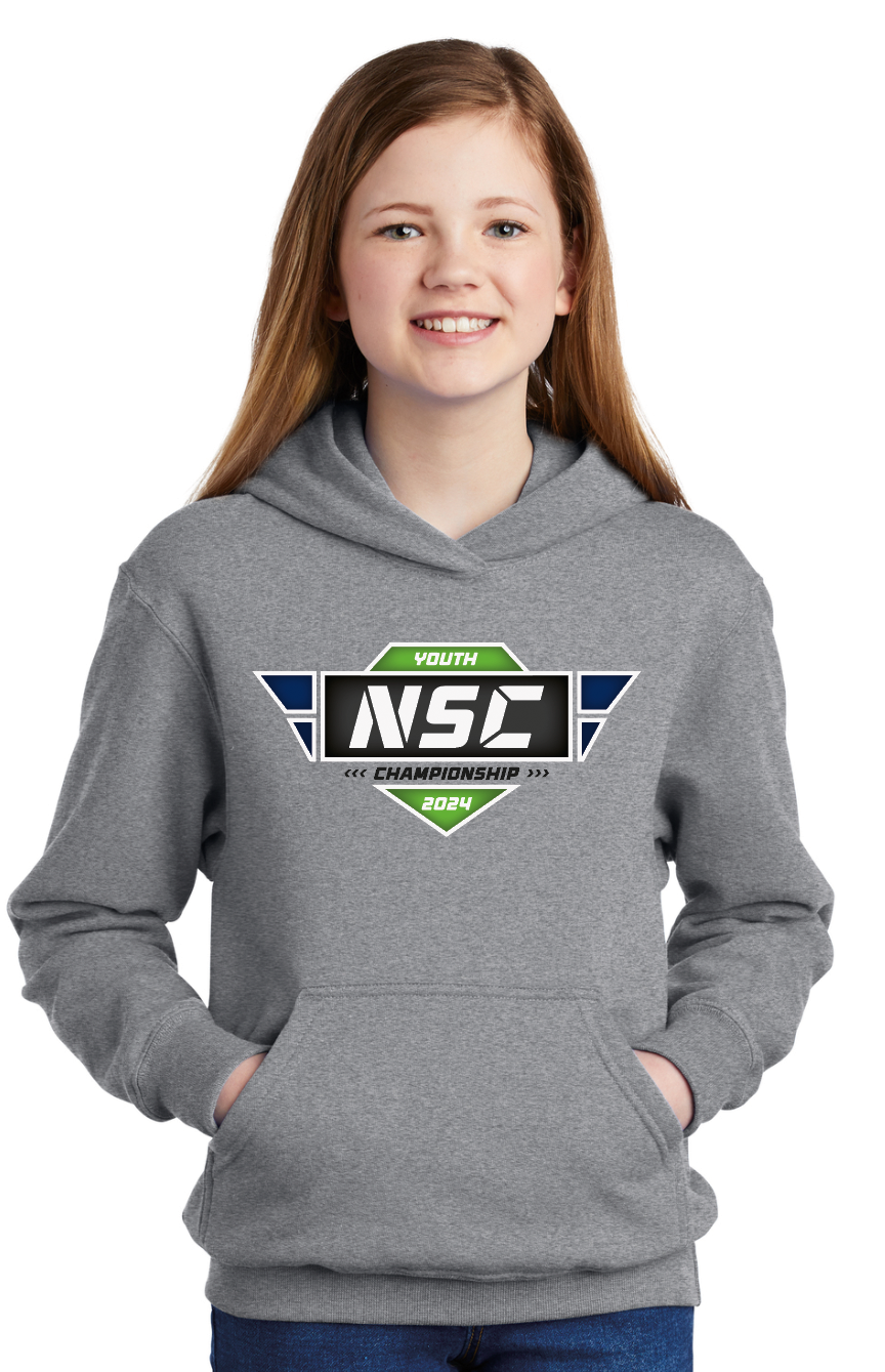 2024 Championship Youth Hoodie - Gray