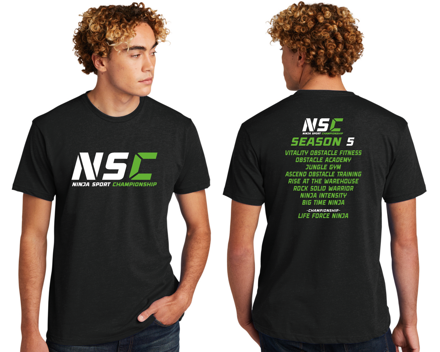 NSC Season 5 Tour Tee - Adult Black