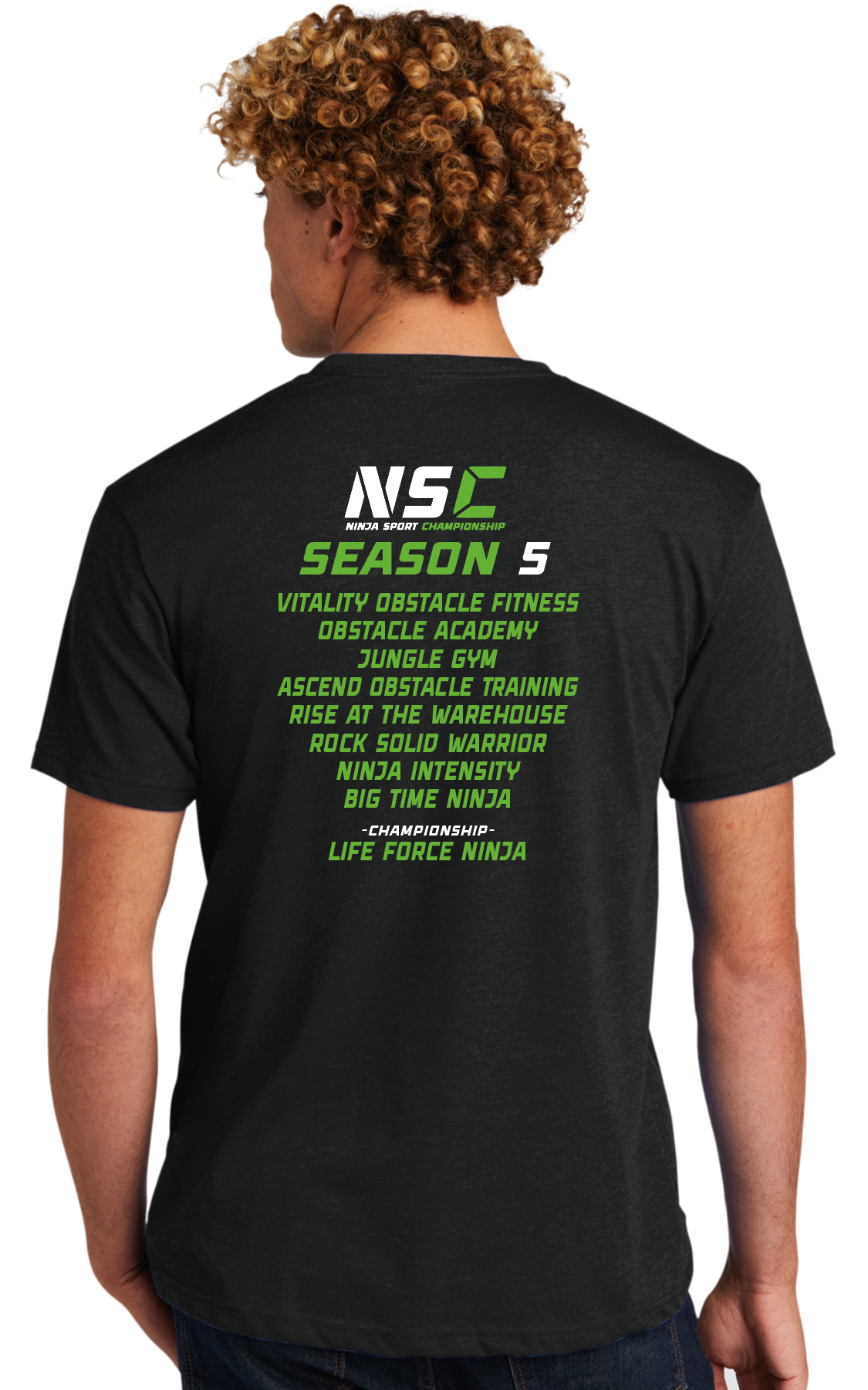 NSC Season 5 Tour Tee - Adult Black