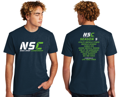 NSC Season 5 Tour Tee - Adult Midnight Navy