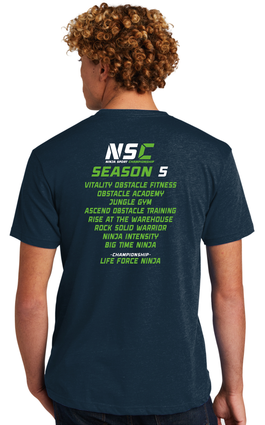 NSC Season 5 Tour Tee - Adult Midnight Navy