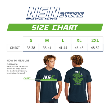 NSC Season 5 Tour Tee - Adult Midnight Navy