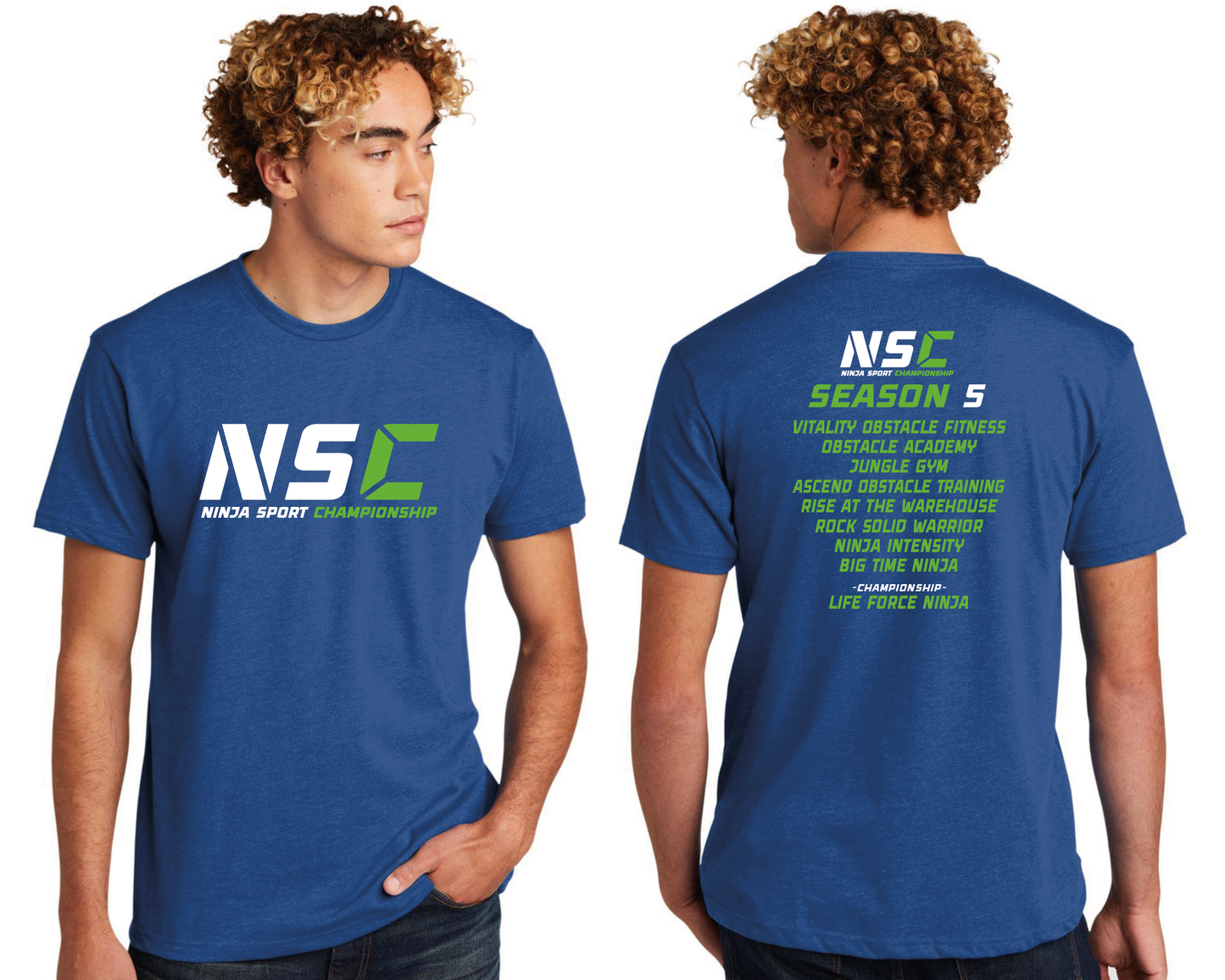 NSC Season 5 Tour Tee - Adult Royal Blue