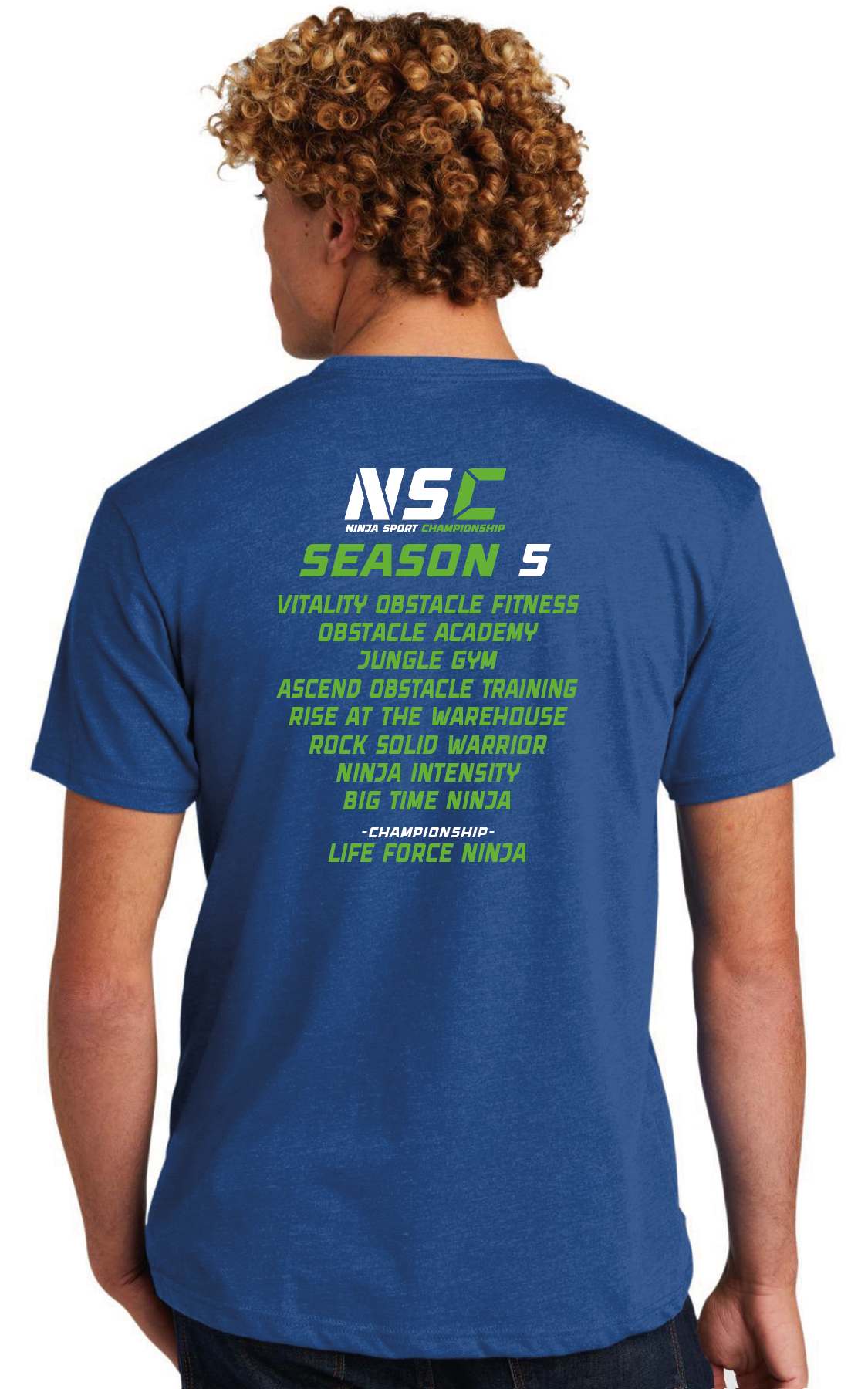 NSC Season 5 Tour Tee - Adult Royal Blue