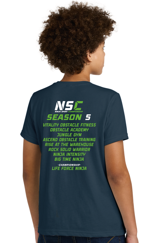 NSC Season 5 Tour Tee - Youth Midnight Navy