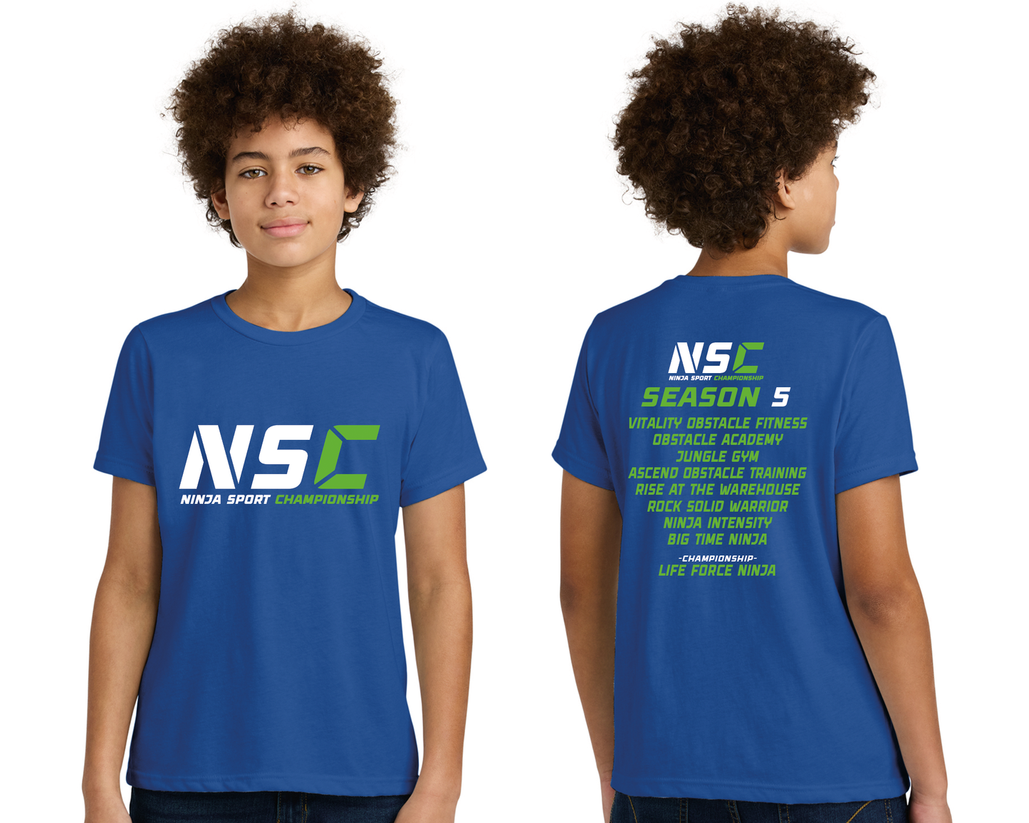 NSC Season 5 Tour Tee - Youth Royal Blue