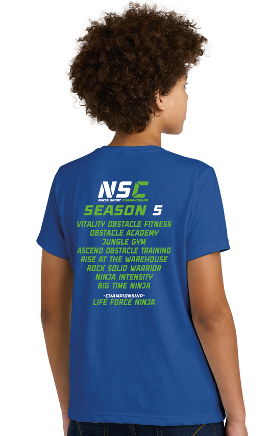 NSC Season 5 Tour Tee - Youth Royal Blue
