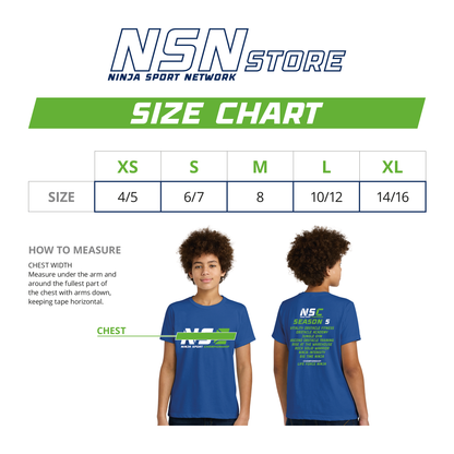 NSC Season 5 Tour Tee - Youth Royal Blue