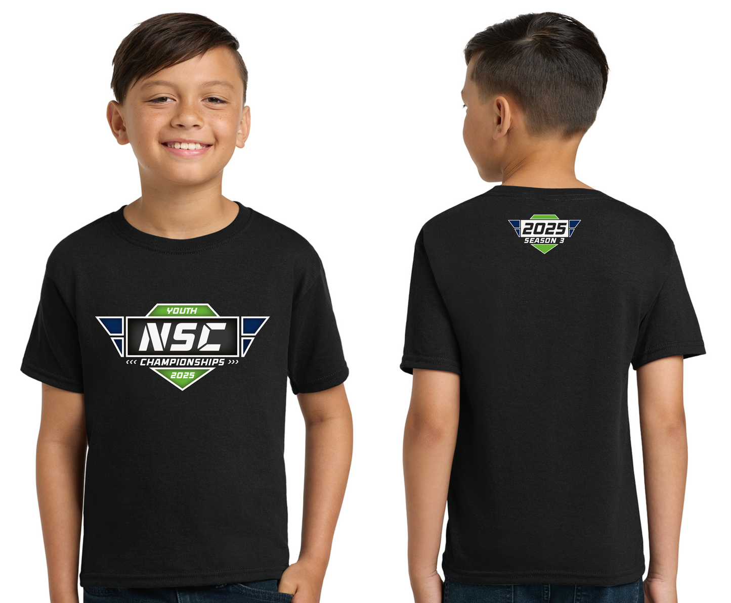 2025 Youth Championship Season 3 Tee - Youth Black