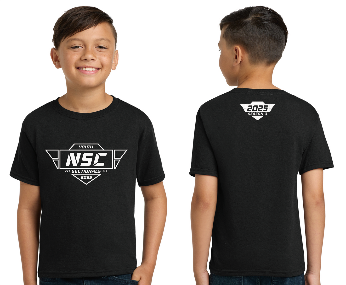 2025 Youth Sectionals Season 3 Tee - Youth Black