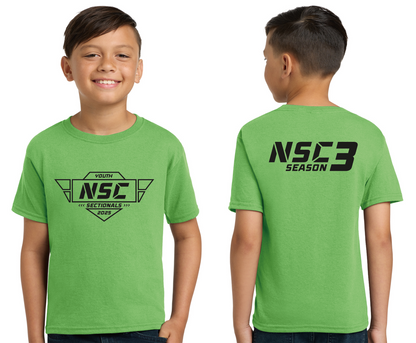 2025 Youth Sectionals Season 3 Tee - Youth Green