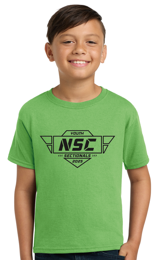 2025 Youth Sectionals Season 3 Tee - Youth Green