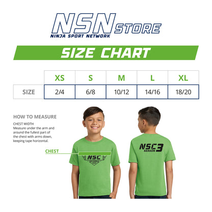 2025 Youth Sectionals Season 3 Tee - Youth Green