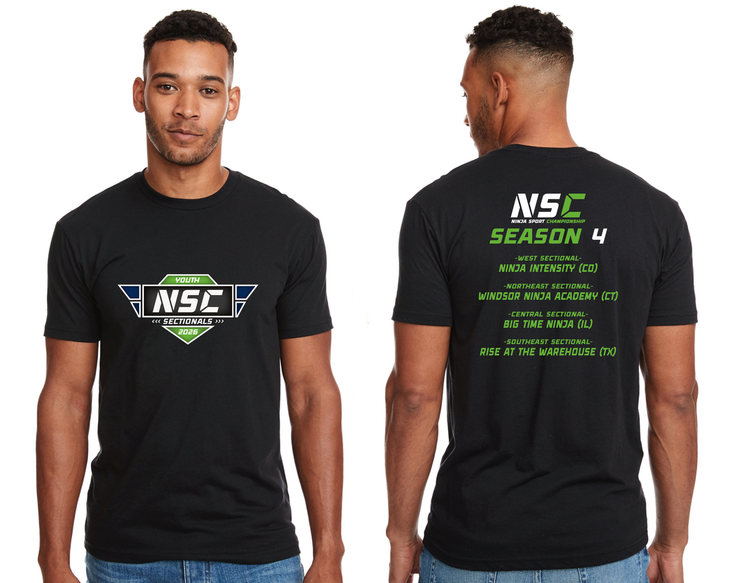 NSC Youth Season 4 Tour Tee - Adult Black