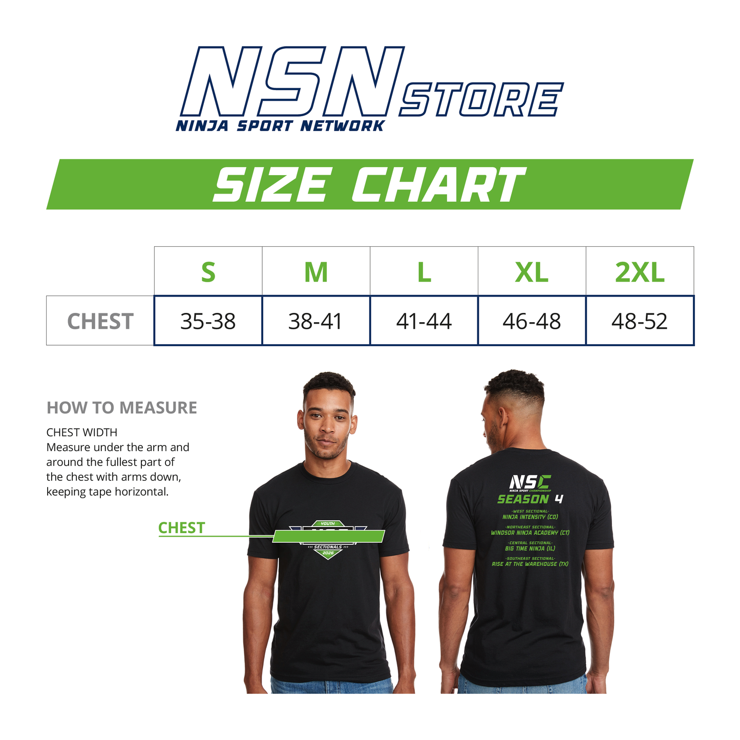 NSC Youth Season 4 Tour Tee - Adult Black