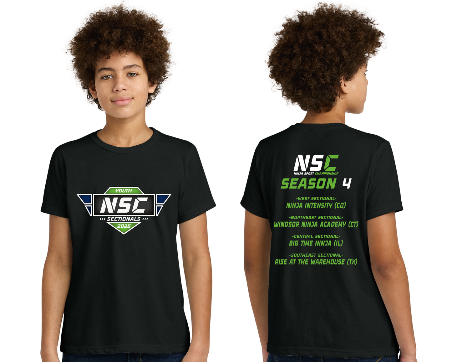 NSC Youth Season 4 Tour Tee - Youth Black