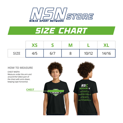 NSC Youth Season 4 Tour Tee - Youth Black